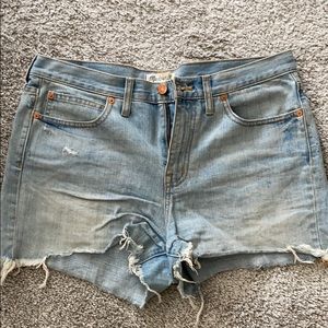 Madewell vintage looking denim shorts